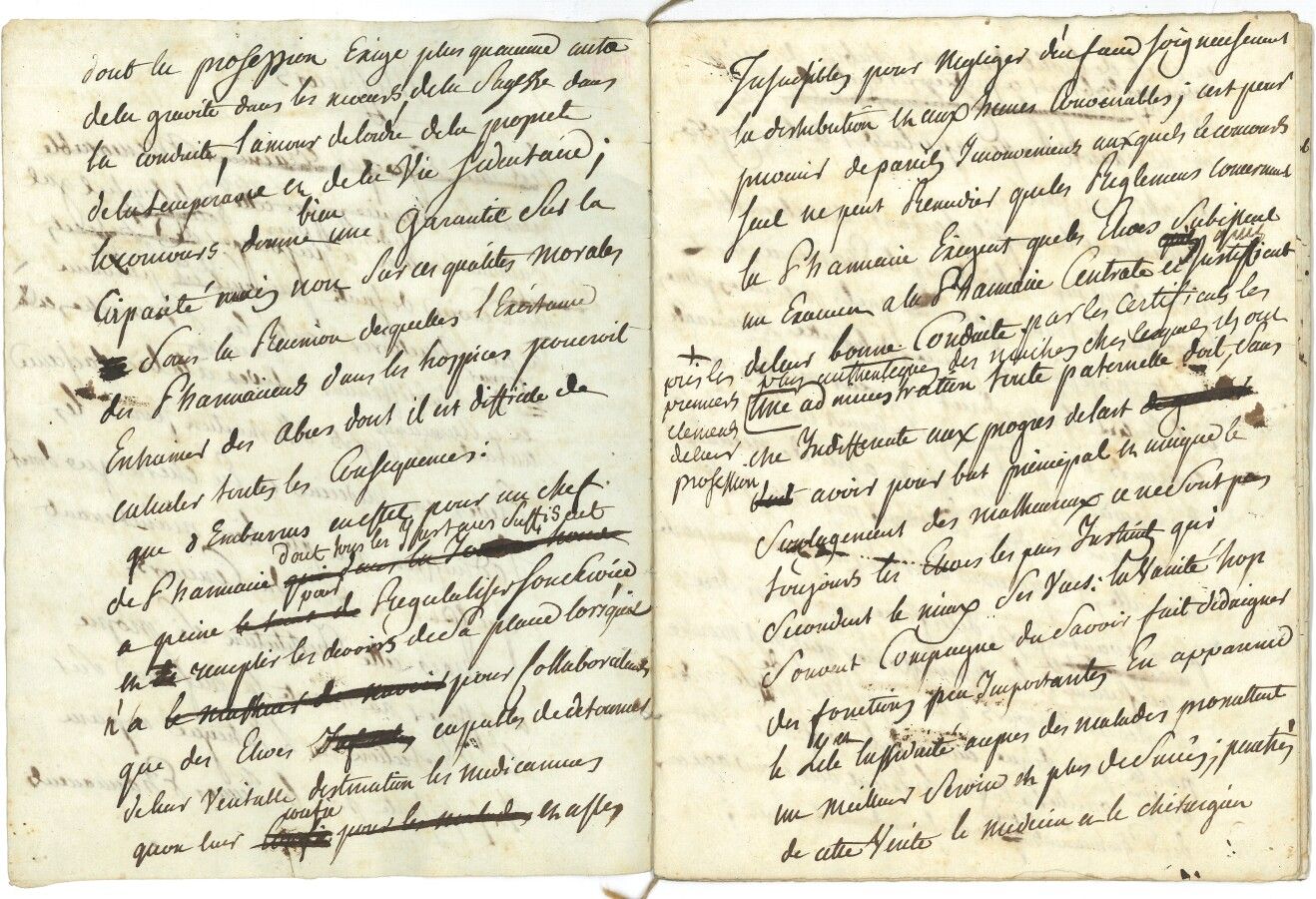 Null 83. Antoine PARMENTIER

Autographisches Manuskript; Notizbuch von 17 Seiten&hellip;