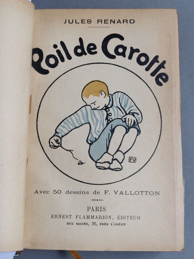 Null 61 RENARD (Jules) VALLOTTON (Félix)

Poil de carotte. Parigi, Ernest Flamma&hellip;