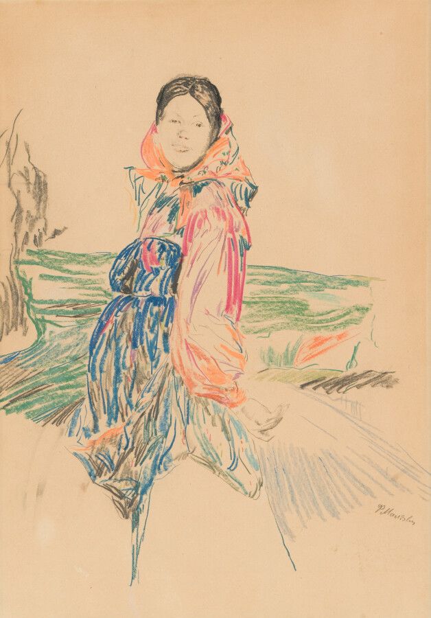 Null Philippe MALIAVINE (1869-1940)

La paysanne russe

Crayon de couleurs sur p&hellip;