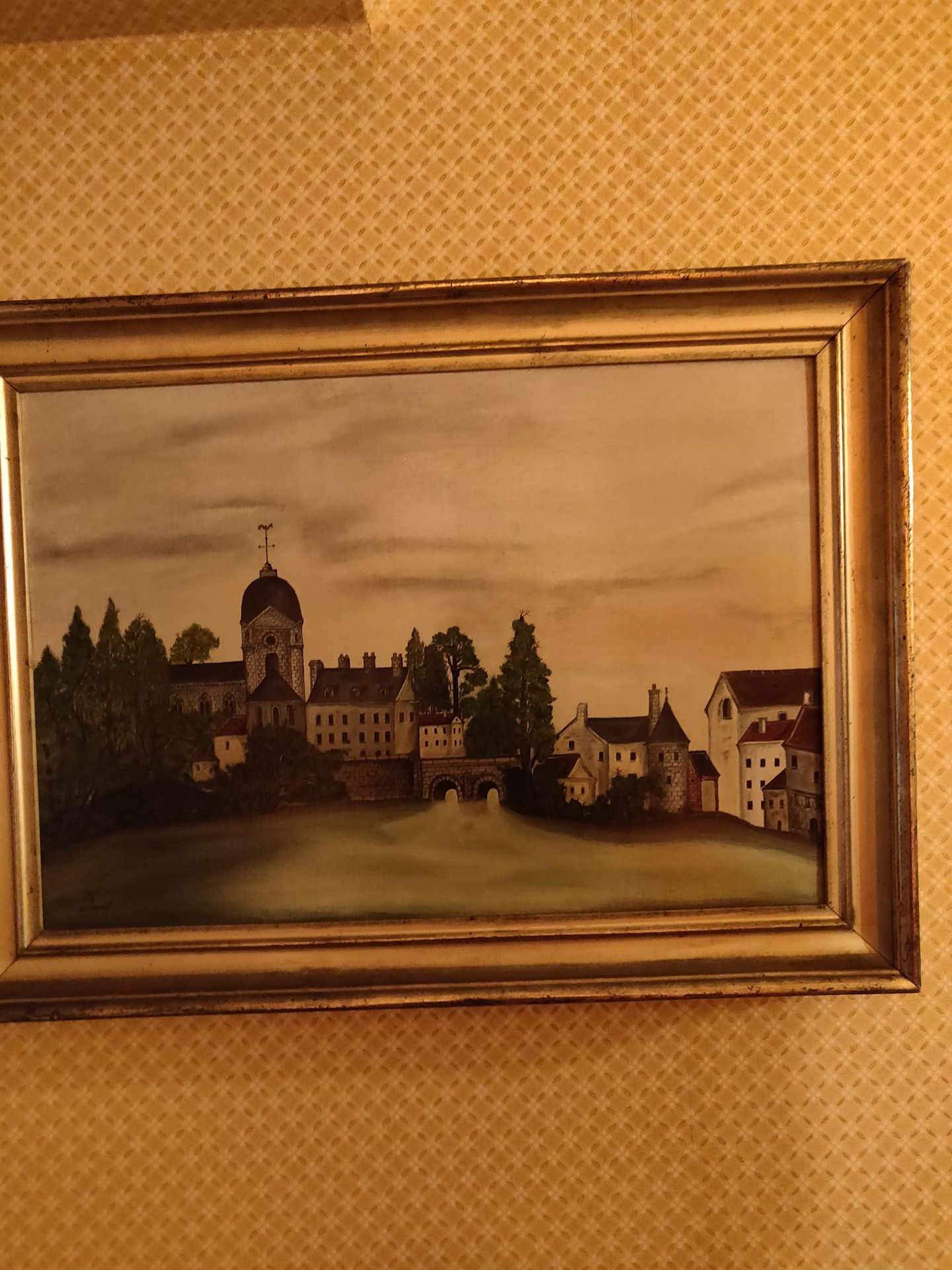 Null 
PREVOST

Landscape with the church and the bridge

Oil on canvas signed lo&hellip;
