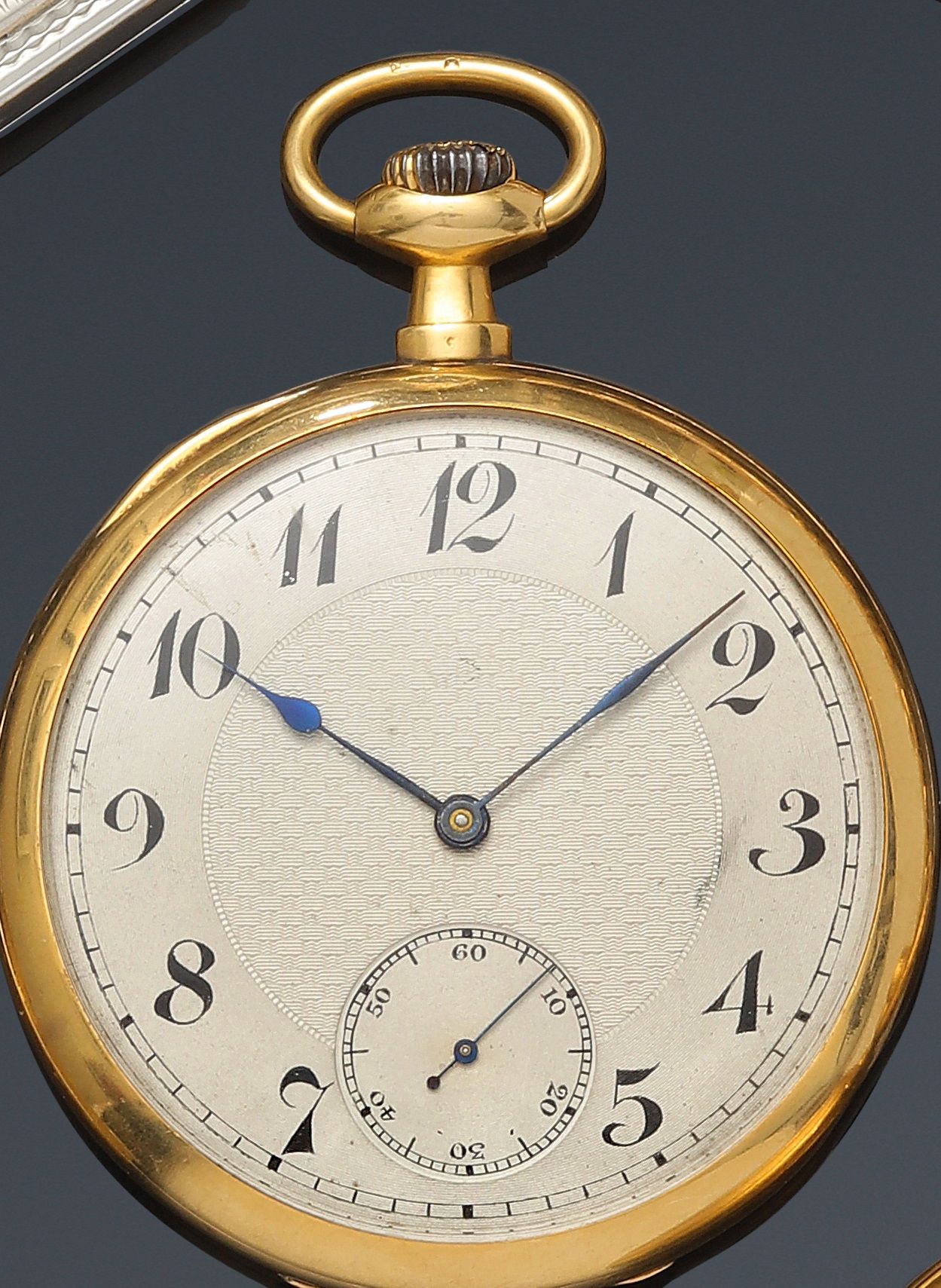Null 96. Pocket watch in yellow gold 750/1000 monogrammed.

Gross weight: 79.9 g&hellip;