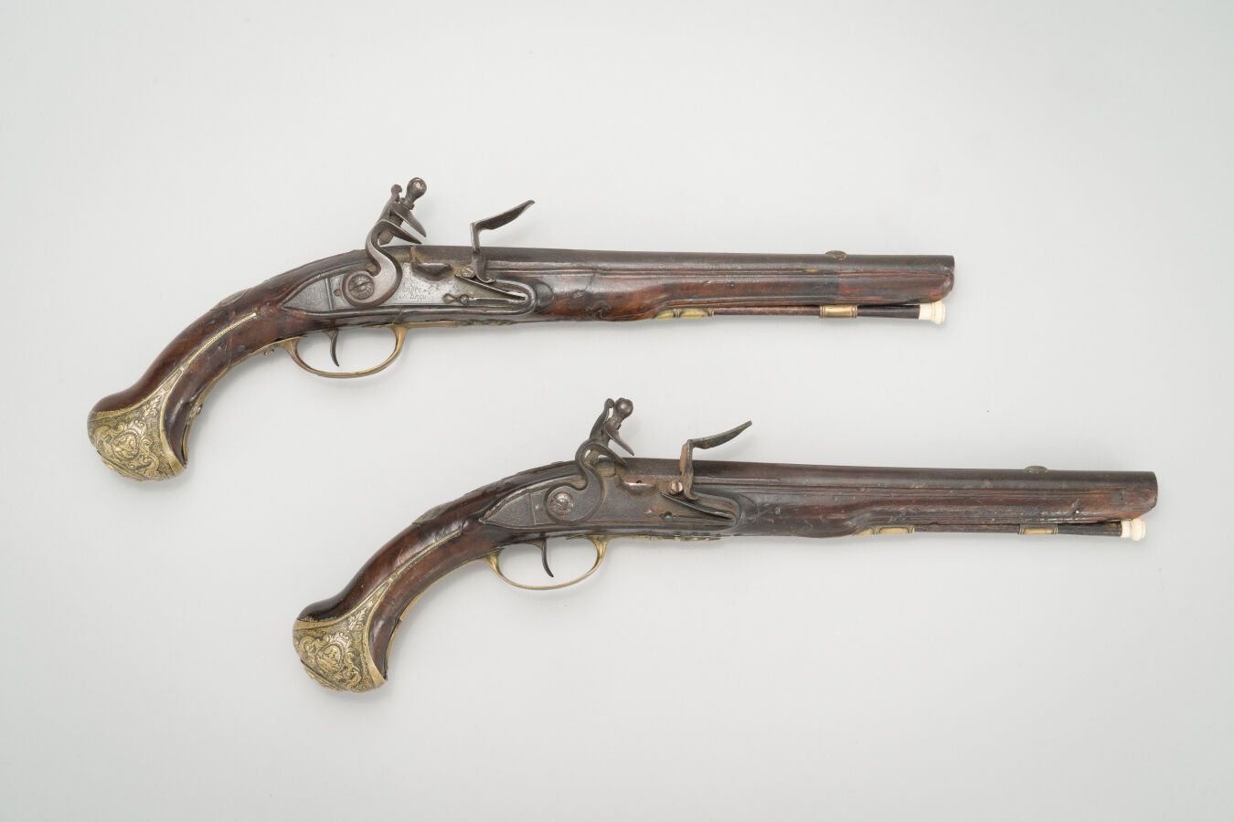 Null 115. Pair of Pommel Pistols

Finely engraved flintlock and flat-body pistol&hellip;