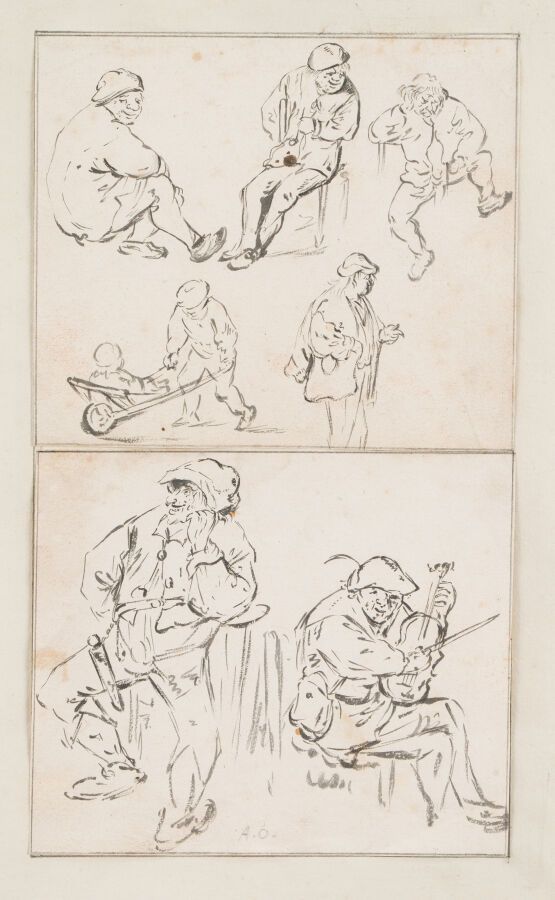 Null 8. D'après Adrian VAN OSTADE (1610 - 1685)

Cinq études de personnages

Deu&hellip;