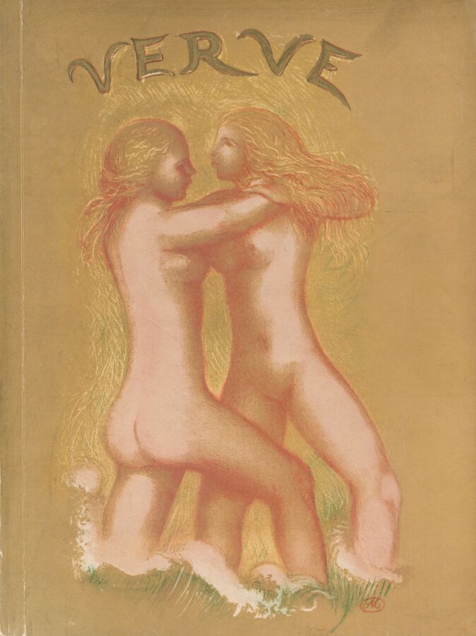 Null Revue d'Art " VERVE " - 由E. Tériade于1937年创办的法国艺术评论 - 英文 - 巴黎Verve杂志社 - 双联特刊&hellip;