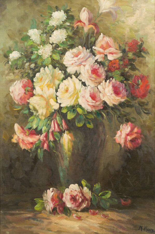 Null Michael HARRY (20th century)
Bunch of flowers
Oil on canvas, signed lower r&hellip;