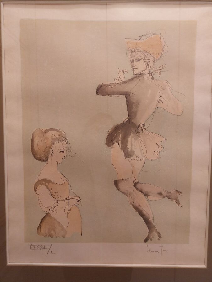 Null Leonor FINI
Litografia. Stampa 46/50.
43 x 56 cm.