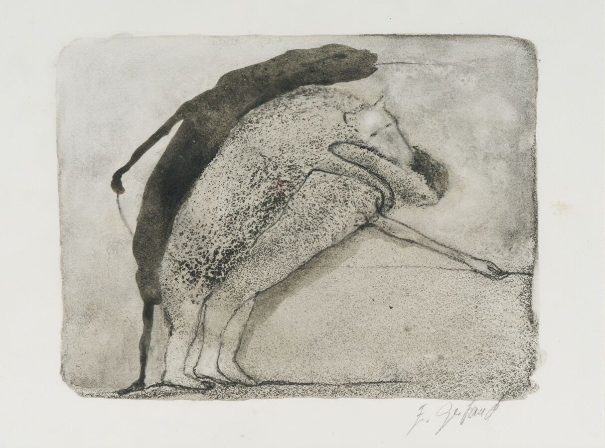 Null Evelyn GERBAUD (1950)
Untitled.
Monotype on Arches paper signed on the lowe&hellip;