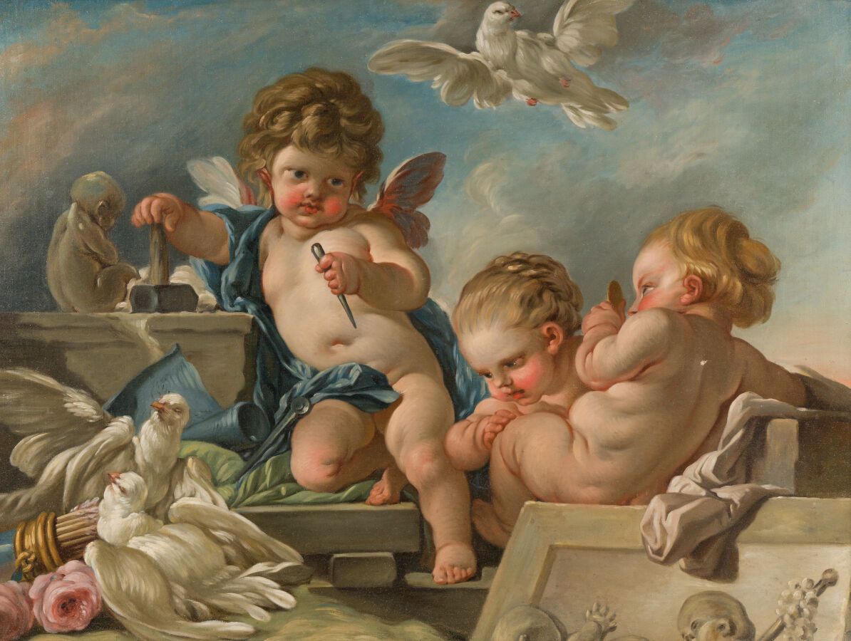 Null 6. Taller de François BOUCHER (París 1703-París 1770)
Amantes y palomas o A&hellip;