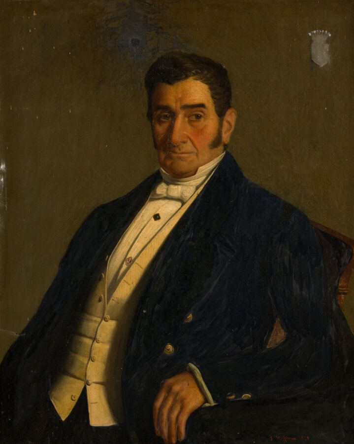 Null 11. École Autrichienne du XIXe siècle
Franz Xaver HOFFMANN
Portrait d'homme&hellip;