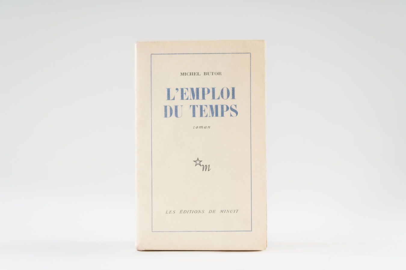 Null 69.BUTOR (Michel). 
L'Emploi du temps.罗马。巴黎，Les Éditions de Minuit, 1956年，8&hellip;
