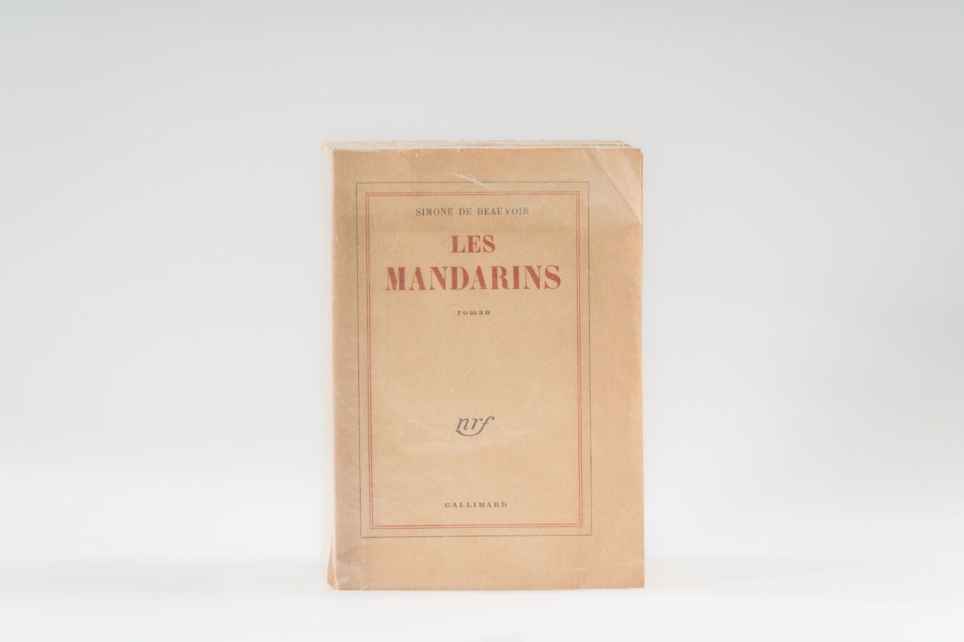 Null 44. BEAUVOIR (Simone de). 
Les Mandarins. Paris, Gallimard, 1954, in-8, pap&hellip;