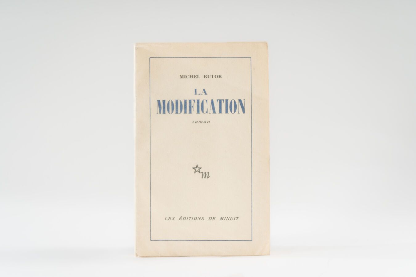 Null 70. BUTOR (Michel). 
La Modification. Romano. Paris, Les éditions de Minuit&hellip;