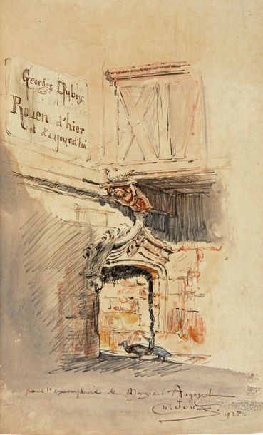 DUBOSQ (G.) Rouen d'hier et d'aujourd'hui. Paris, A. Blaizot Éditeur, 1908, fort&hellip;