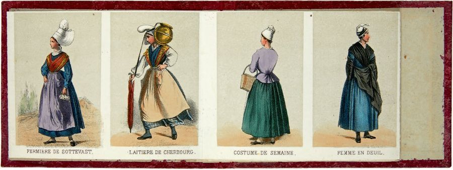 Null [...]. COSTUMES de la Basse-Normandie. Paris, G. Lalonde, s. D. [ca 1860], &hellip;