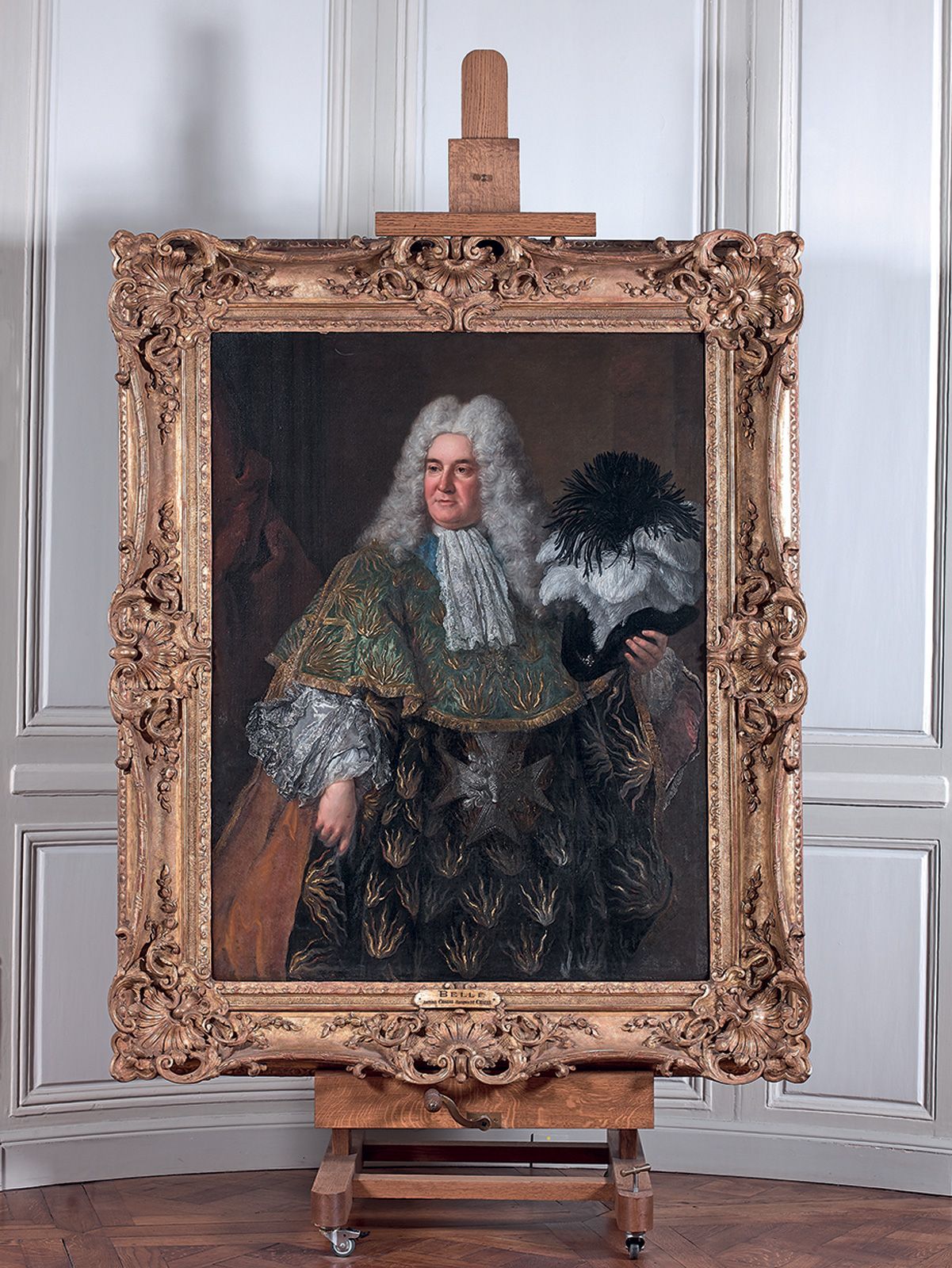 Alexis-Simon BELLE (1674-1734) 
夏特尔侯爵安托万-克罗扎特(Antoine Crozat，约1655-1738年)的肖像，身着圣&hellip;
