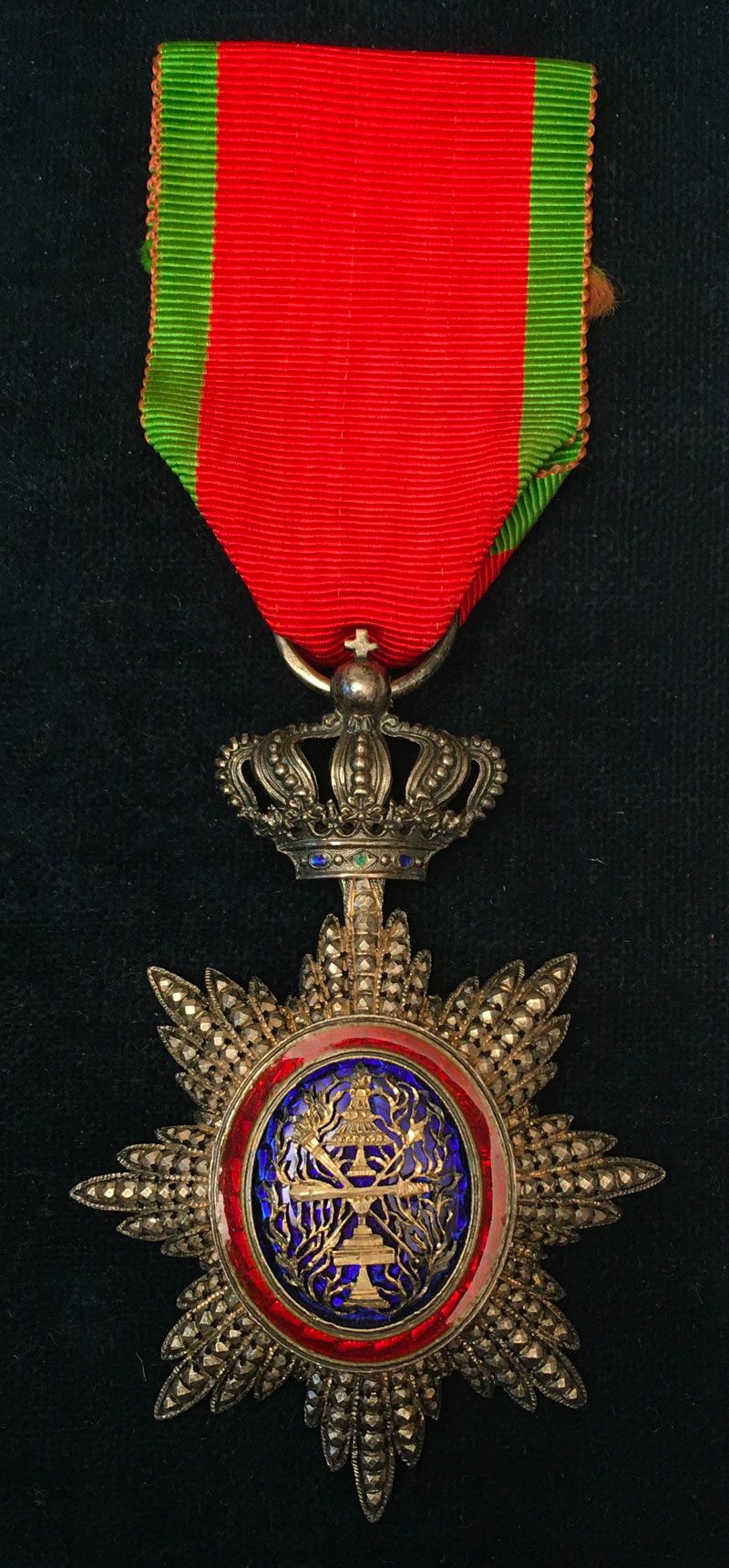 Null Cambodge - Ordre royal du Cambodge, fondé en 1864, bijou de chevalier en ar&hellip;