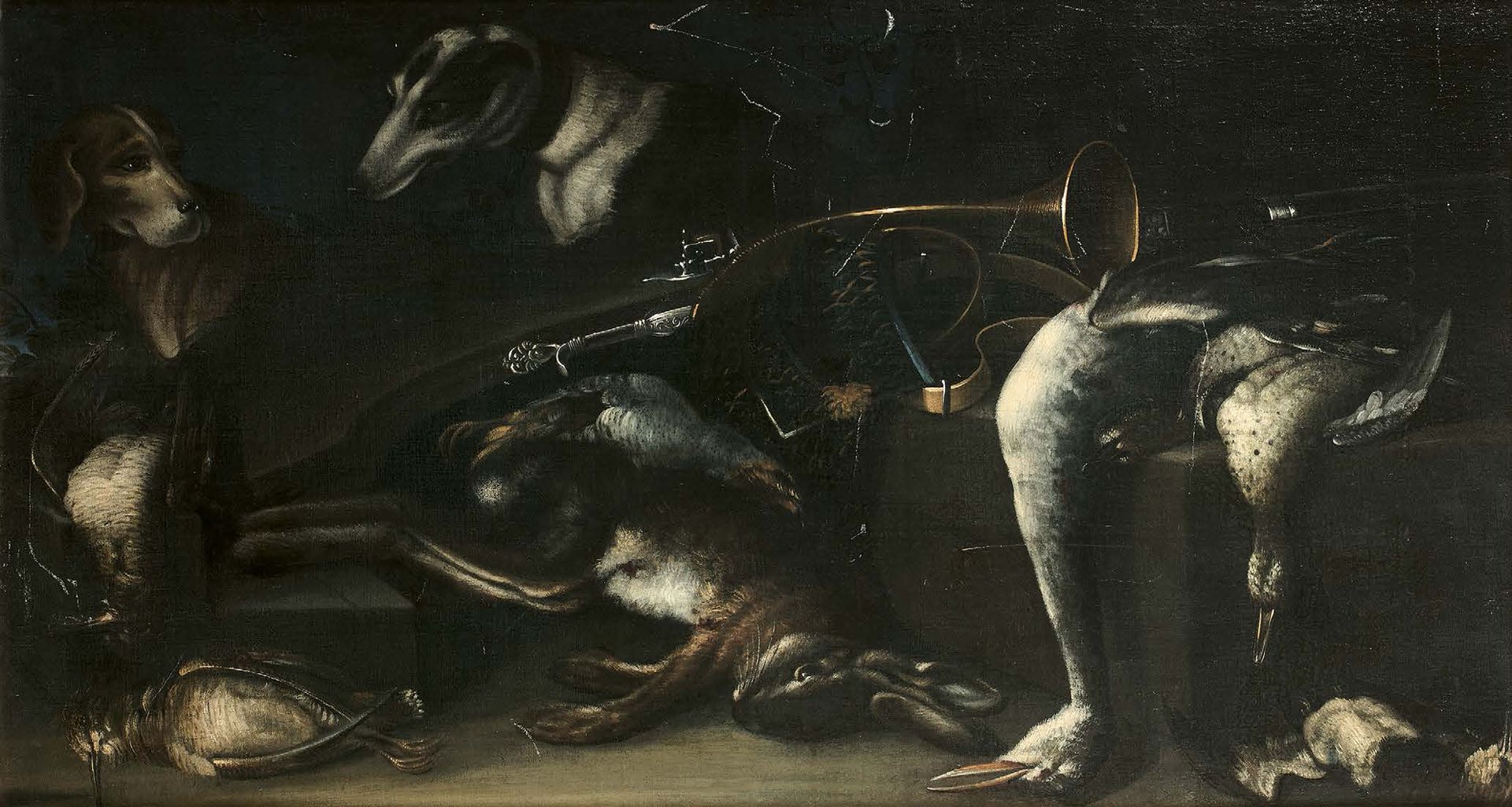 Entourage de Jacobus BILTIUS (La Haye 1633 - Berg-op-Zoom 1681) Nature morte aux&hellip;