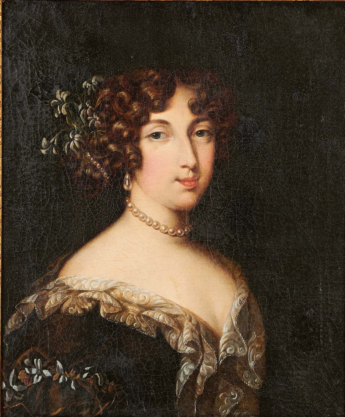 École FRANÇAISE de la fin du XVIIIe siècle 
Portrait of a woman
Oil on canvas, l&hellip;