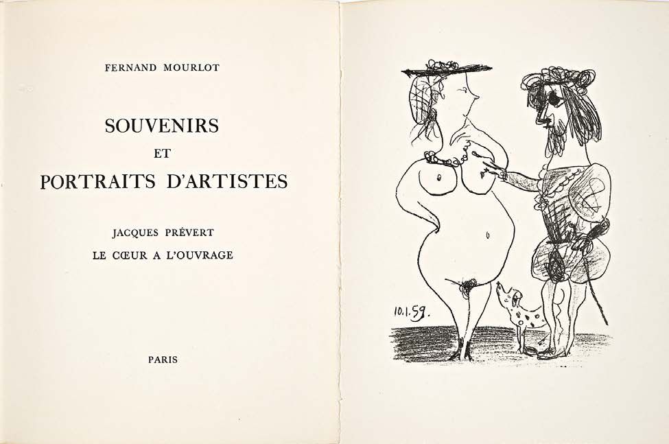 Fernand MOURLOT Souvenirs et portraits d'artistes, Paris et New York, 1972, in-4&hellip;