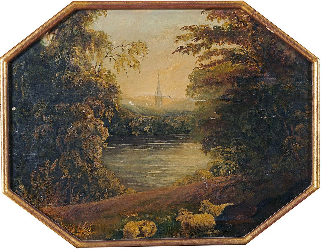 École Française du XIXe siècle Paysage fluvial
Paysage boisé à la cascade
Deux h&hellip;