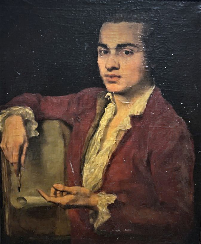 École Française du XIXe siècle Portrait of a draughtsman
Oil on canvas.
74 x 61.&hellip;