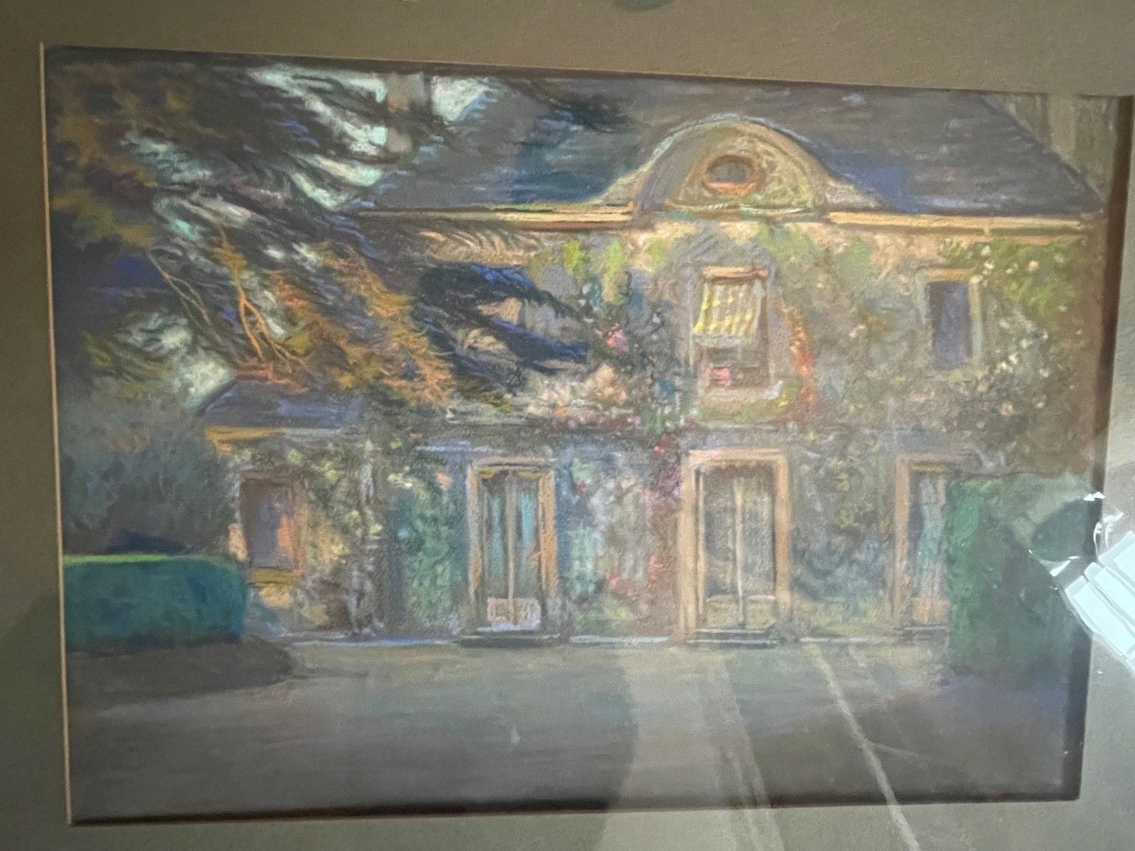 Null "夏日别墅"。

粉彩画，右下方有C.KUFFERATH的签名，日期为1916年
