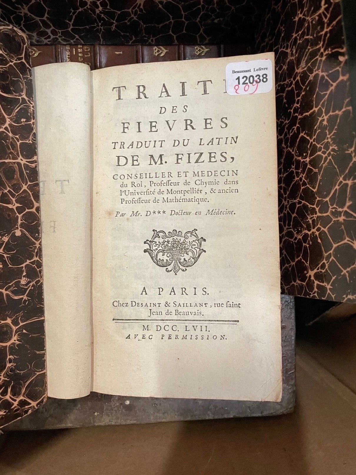 Null Lot of old books, XIXth century and modern, including "treatise of fevers",&hellip;