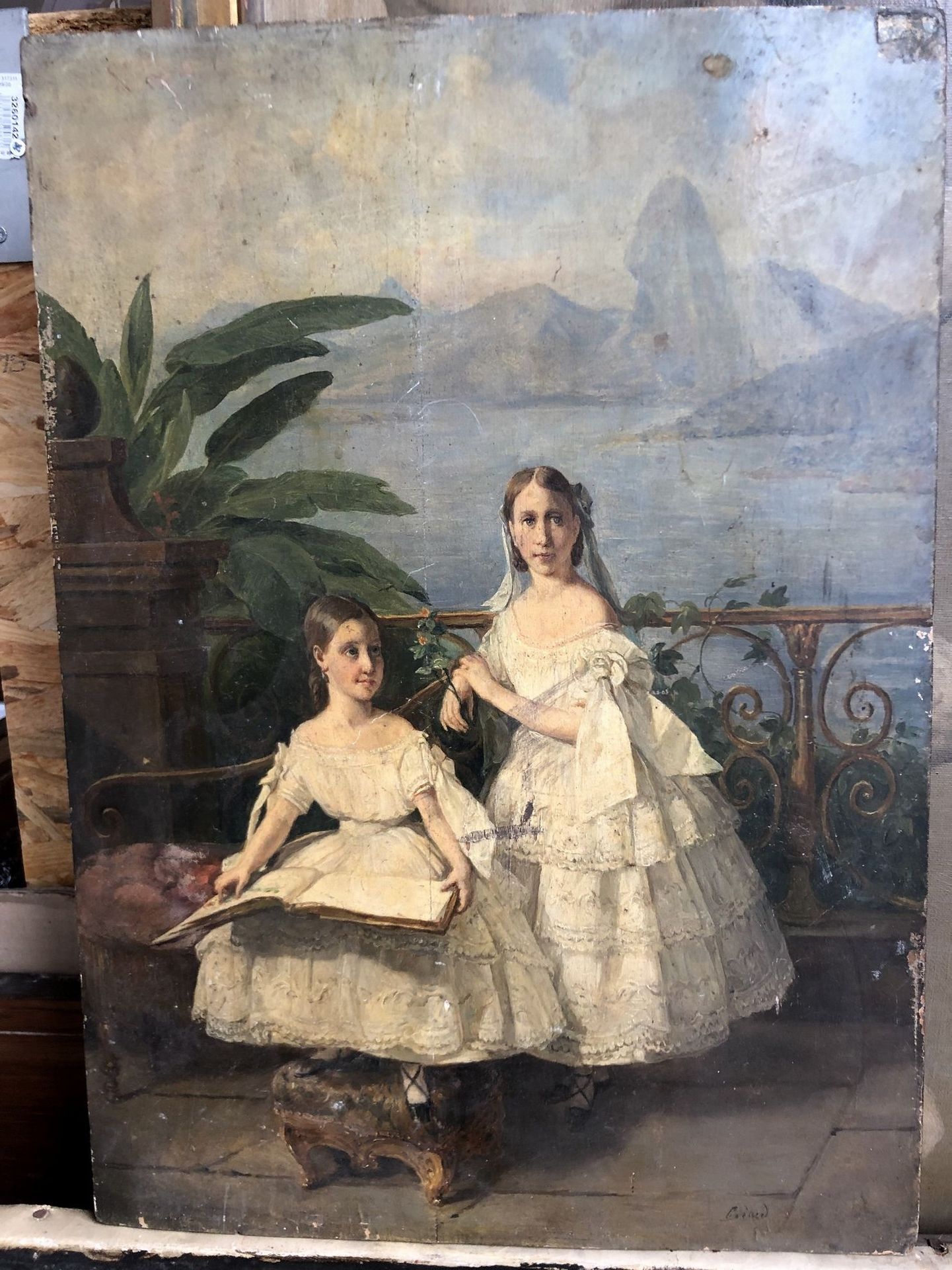Null 
归功于弗朗索瓦-奥古斯特-比亚德（1798-1882）。




里约热内卢的莱奥波尔迪娜和伊莎贝尔-德-布拉甘斯公主。




板上油彩。



&hellip;