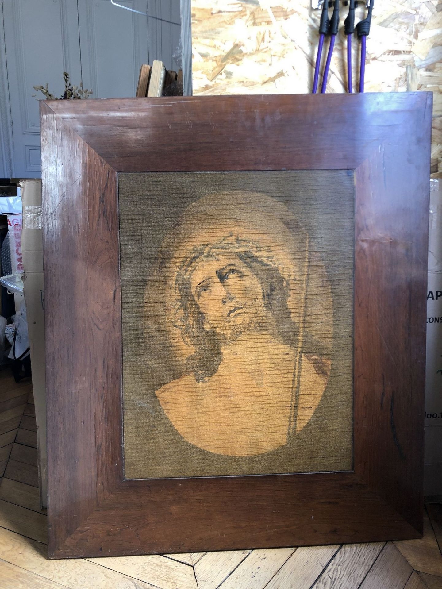 Null 
After Guido Reni, 20th century.




Ecce Homo.




Micro-mosaic of wood.

&hellip;