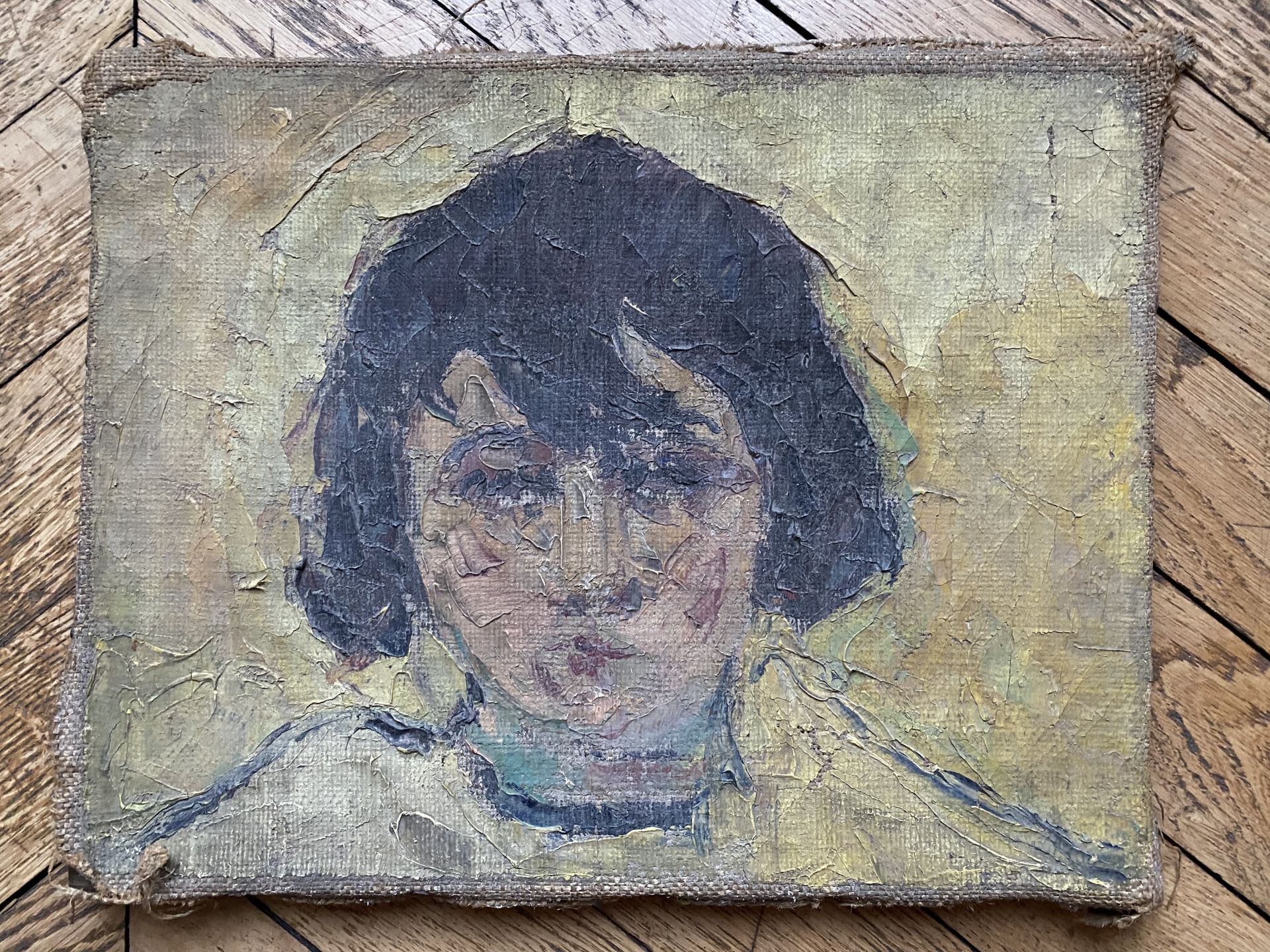Null 
KAZIMIR ZIELENIEWSKI (1888-1931).





Portrait of a girl in bust on yello&hellip;
