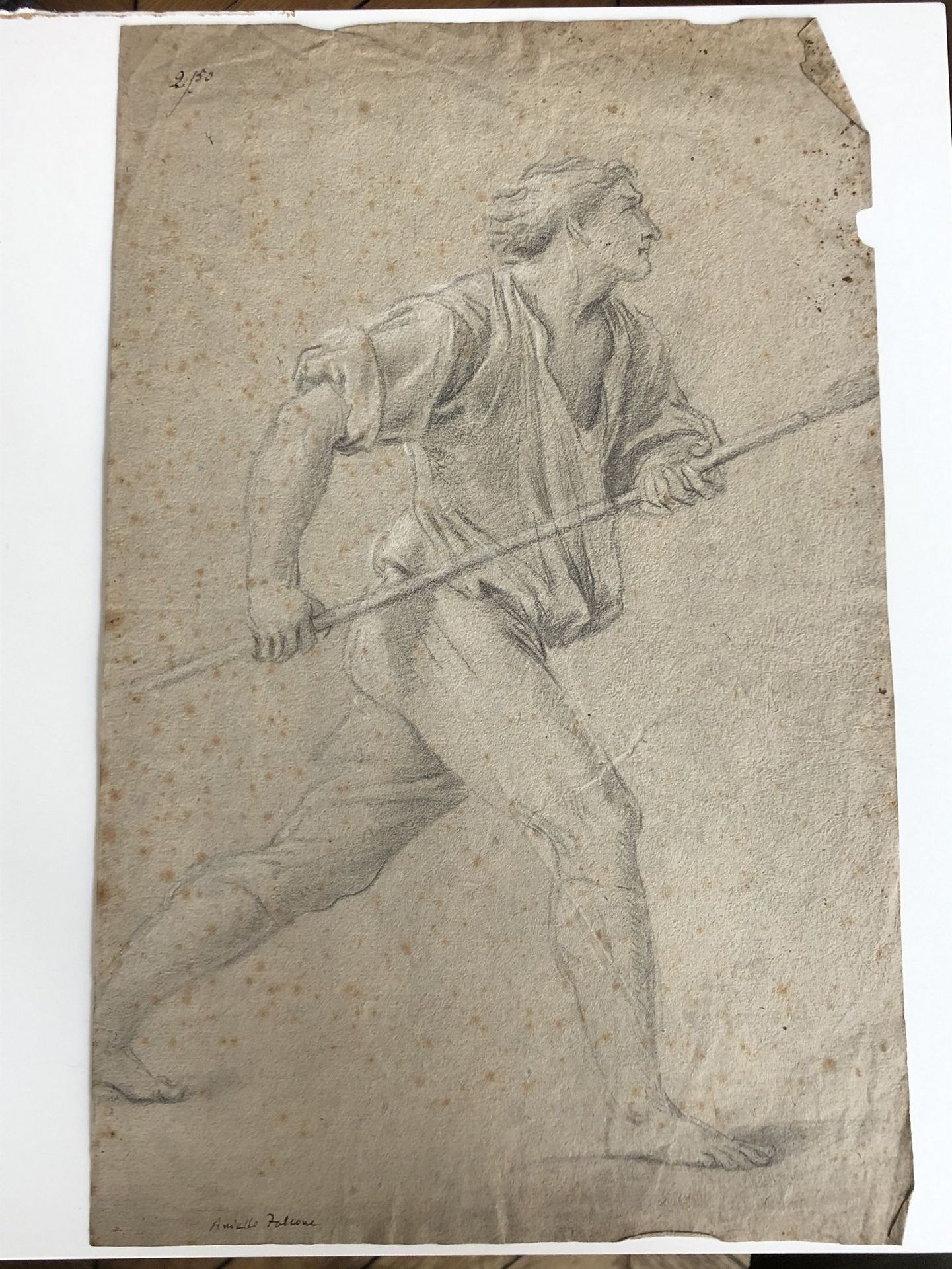 Null 
Dintorni di Carlo Maratta (1651-1730).




Recto: studio per un cacciatore&hellip;