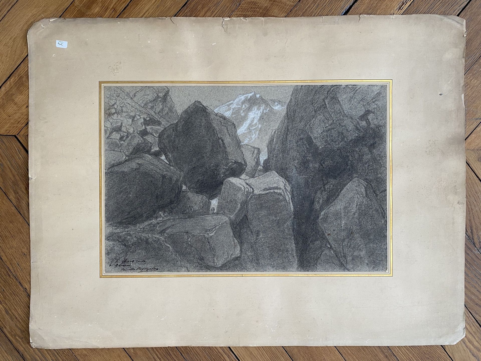 Null 
卡米尔-罗克普兰（1803-1855）_


Gavarni的蒙太奇中的混乱。 




纸上炭笔和白粉笔，左下方有签名并注明 "Le chaos &hellip;