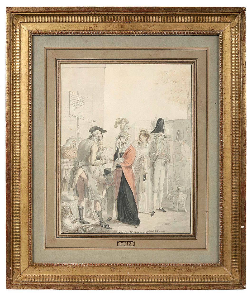 Georg Emmanuel OPITZ (Prague, 1775 - Leipzig, 1841) Le vétérinaire
Aquarelle, pl&hellip;