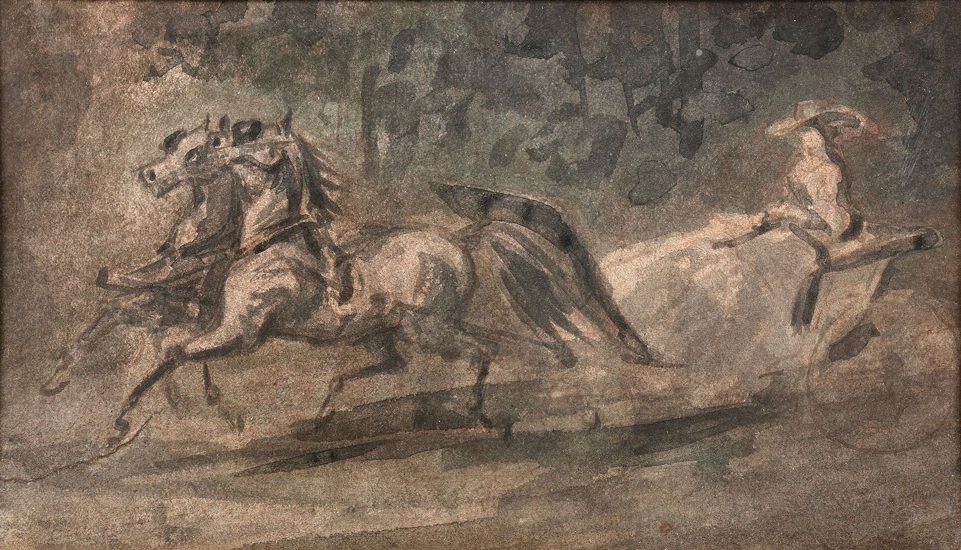 Null Constantin GUYS (1802-1892)

La calèche

Lavis d 'encre.

11 x 19,5 cm