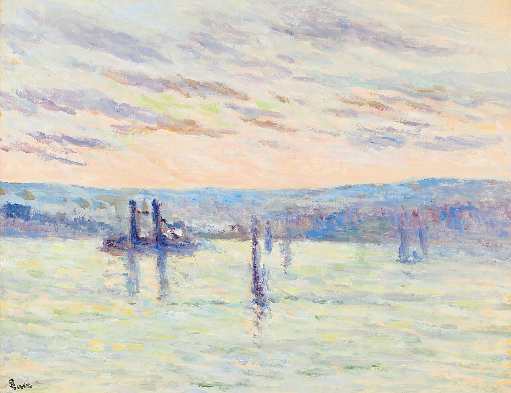 Null Maximilien LUCE (1858-1941) 

Le Tréport, the dredge at dusk, around 1930

&hellip;