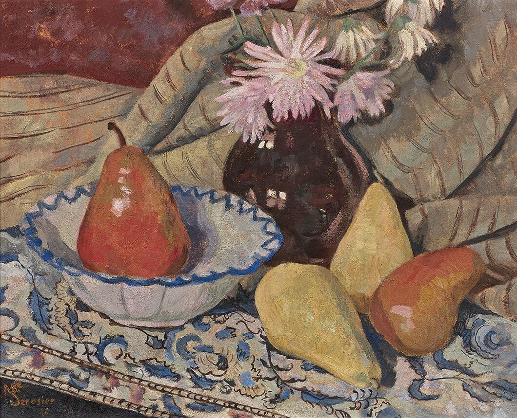 Null 玛格丽特-加布里埃尔-塞鲁塞尔（Marguerite Gabrielle SÉRUSIER）（1879-1950）。

梨子的静物，1930年

布面&hellip;