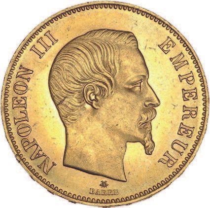 Null SECONDO IMPERO (1832-1870) 100 franchi oro, Napoleone III, a testa nuda. 18&hellip;