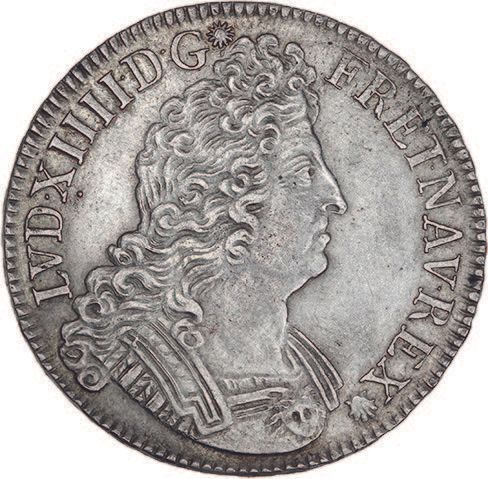 Null 路易十四（1643-1715）
带徽章的盾牌。1702.巴黎。新的空白。
D. 1533.
几乎是极好的。