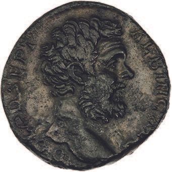 Null ALBIN (195-196)
Sesterce. Rome (194).
His head naked on the right.
R/ Felic&hellip;