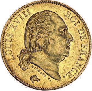 Null LOUIS XVIII (1815-1824) 40 francs gold. 1816. Lille (3?210 copies).
G. 1092&hellip;