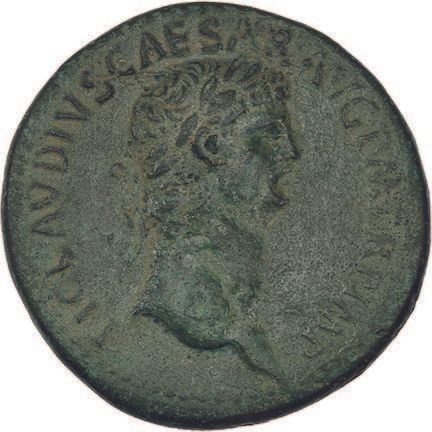 Null CLAUDE (41-54)
Sesterce. Rome (41-50).
His head laurel on the right.
R/ Leg&hellip;