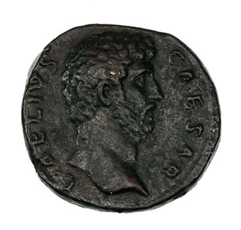 Null AELIUS (136-138)
As. Rome (137).
Sa tête nue à gauche.
R/ L'espérance march&hellip;