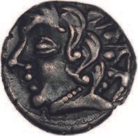 Null CARNUTES (Chartres region)
Drachma. 3,33 g.
Stylized head on the left.
R/ H&hellip;