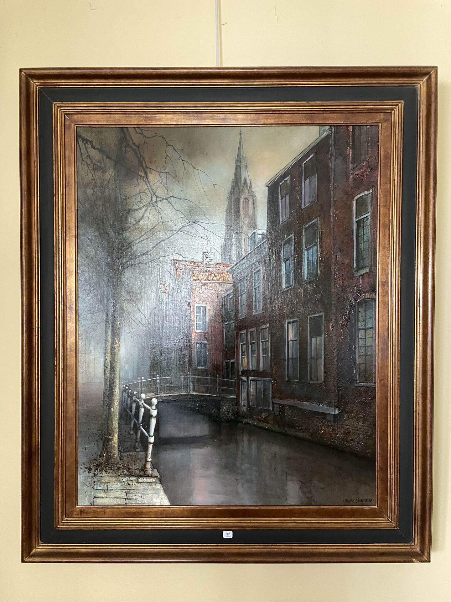 Null Marc CHAPAUD (born in 1941)

Canal in Bruges (?)

Oil on canvas, signed at &hellip;