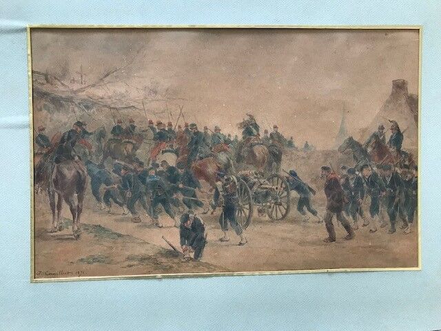 Null Jules CORNILLET (1830-1886)

The retreat

Watercolor signed and dated 1871.