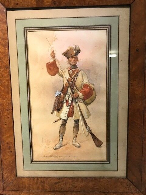Null Louis VALLET (1856-1940)

"knight of Grancey

watercolor, signed
