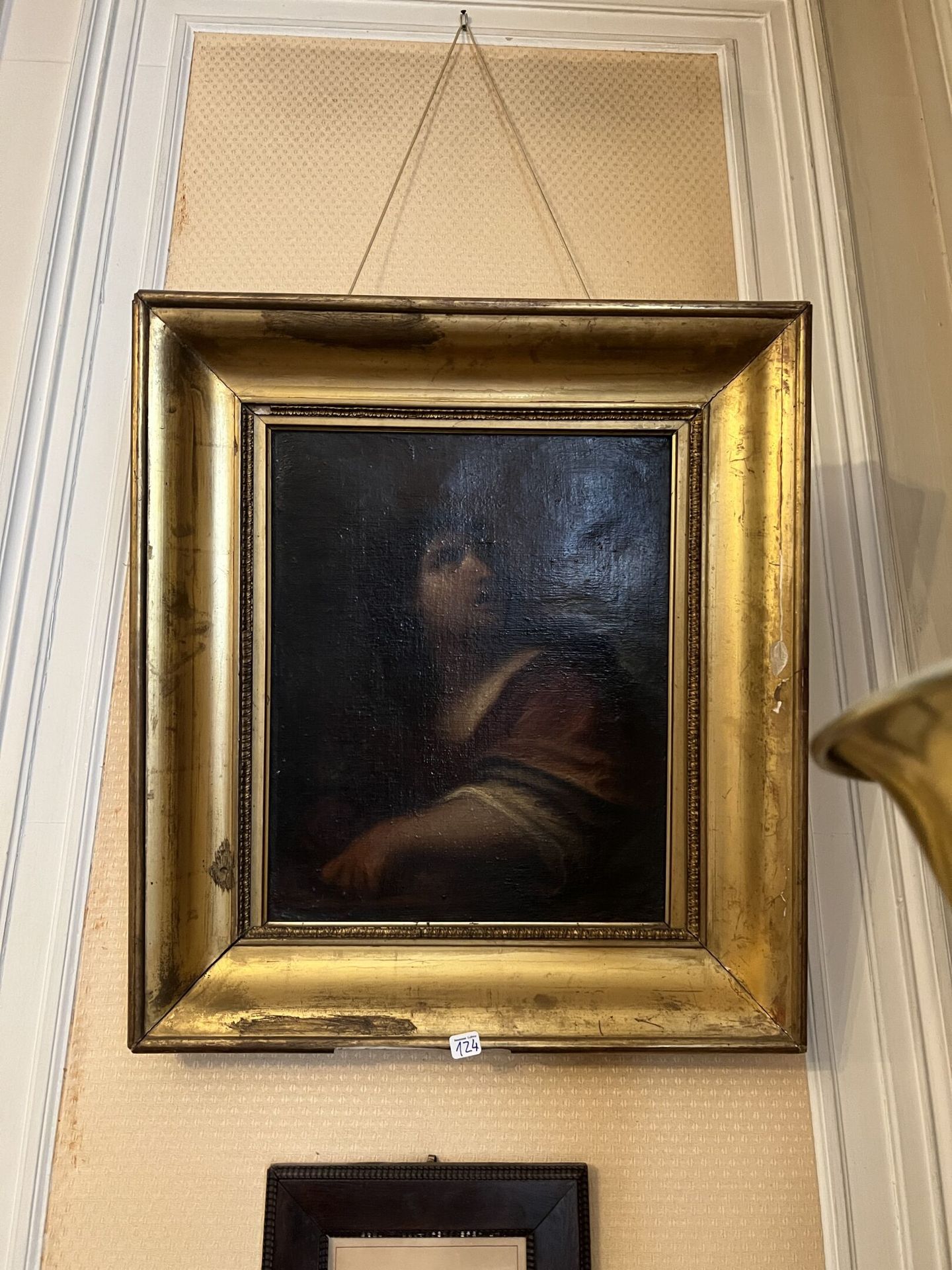 Null 在17世纪的意大利流派之后，19世纪的法国流派。

"性格"。

布面油画。

39 x 32 cm