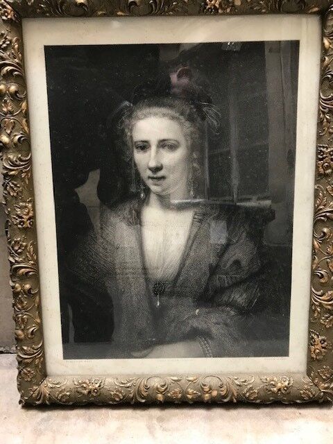 Null Radierung von Jean-Baptiste DANGUIN (1823-1894) :

"Porträt einer Frau".

S&hellip;