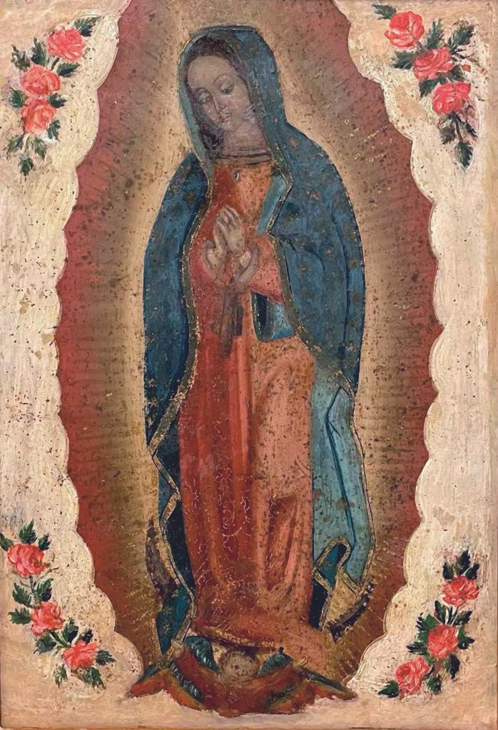 Null SCUOLA MESSICANA del XVIII secolo
La Vergine di Guadalupe
Rame.
(Vecchi res&hellip;