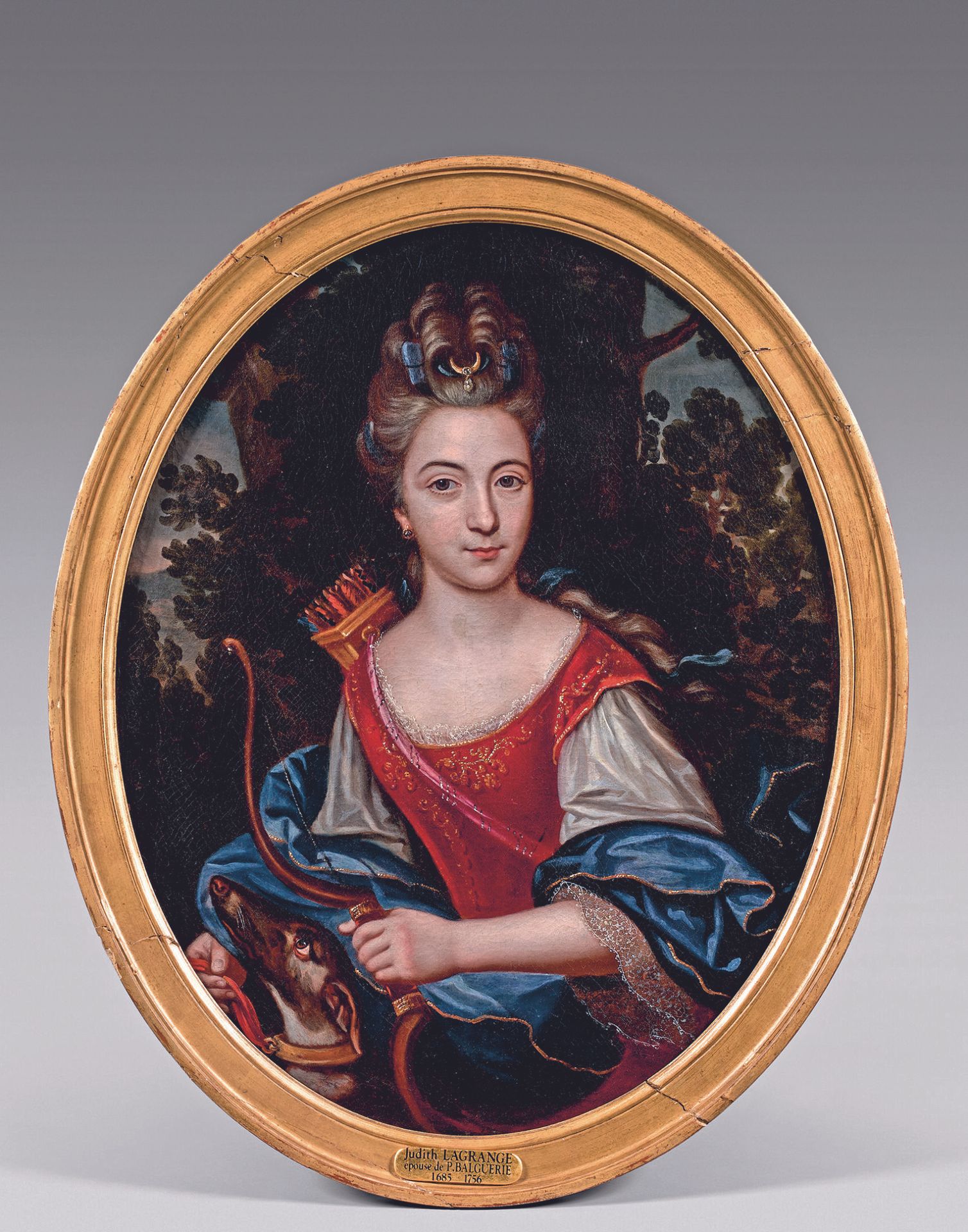 Null ÉCOLE FRANÇAISE de la fin du XVIIe siècle
Portrait de Judith Lagrange, épou&hellip;